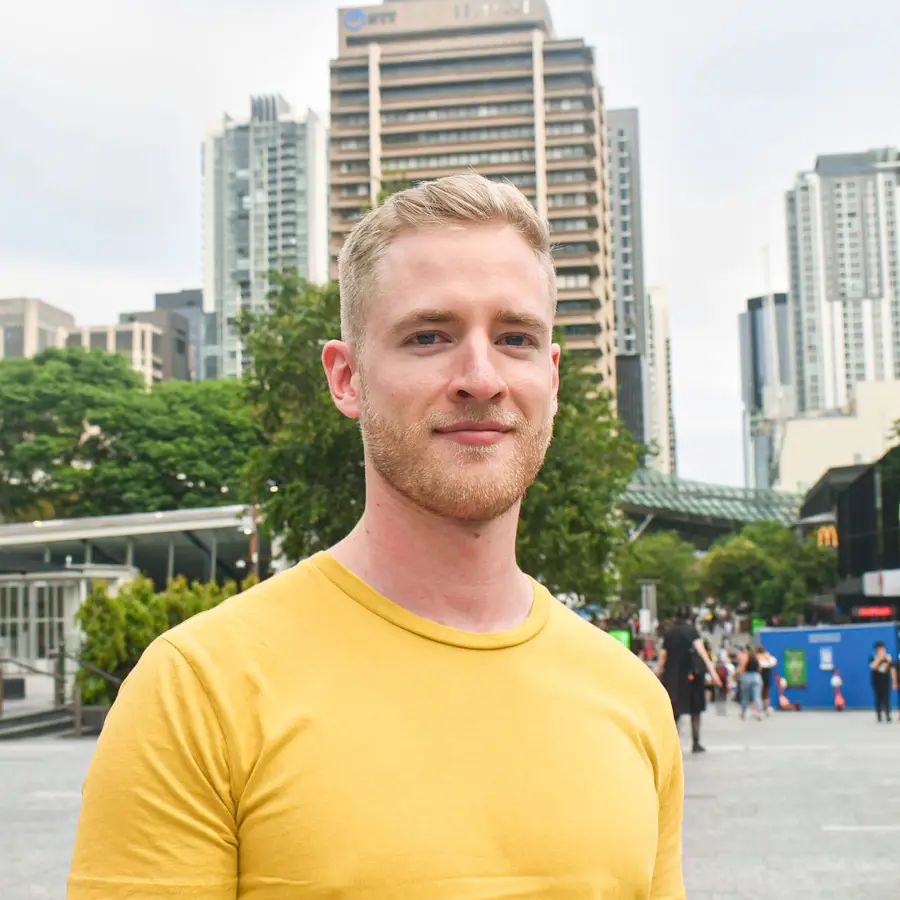 Casual portrait of Sean Backhouse, UX Designer
