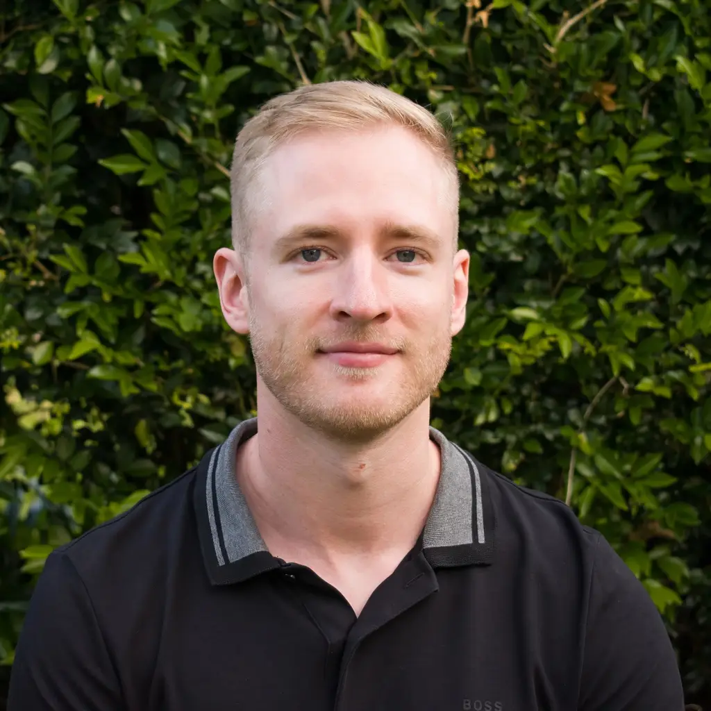 Professional headshot of Sean Backhouse, UX Designer specialising in 3D visualisation and cloud services.