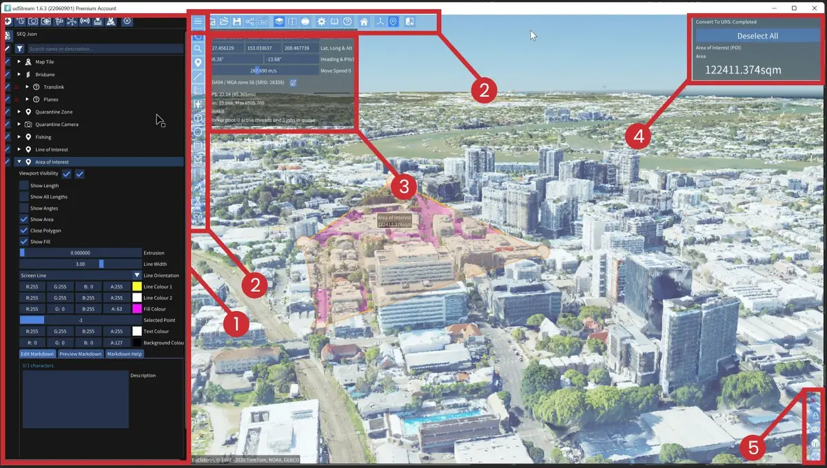 udStream interface analysis — issues identified